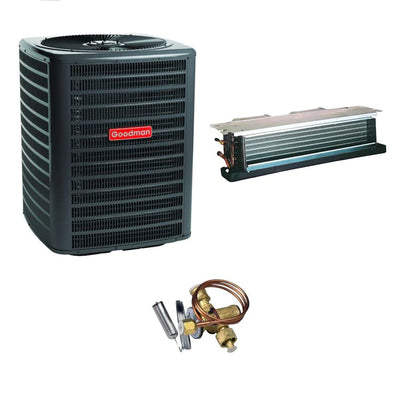 2 Ton 14.3 SEER2 Goodman Air Conditioner and Ceiling Mounted Air Handler ACNF310016 with TXV